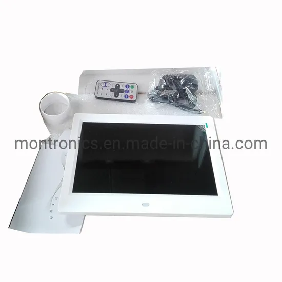 Cheap Price Square 10 Inch 1024*600 Thinnest LCD Digital Photo Frame RoHS with Picture Video Loop Playback