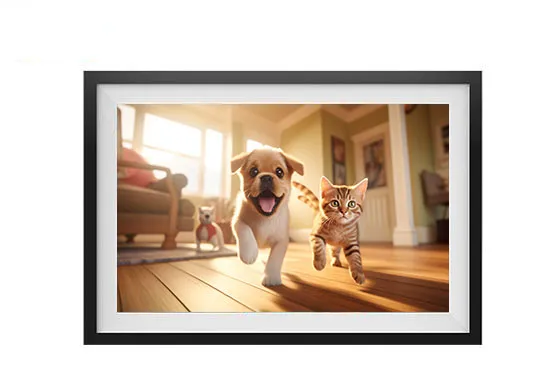 OEM ODM Factory Frameo APP 15.6 Inch Frame Share Photos Videos Digital Photo Picture Frames with Touch Screen