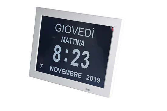 12 Inch Electronic Clock Elderly Medication Reminder HD Large Screen Digital Calendar