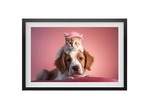 15.6 Inch Best Digital Frame for Gifting Send Photos From Your Phone Quick Easy Setup in APP 32GB WiFi Digital Picture Frame