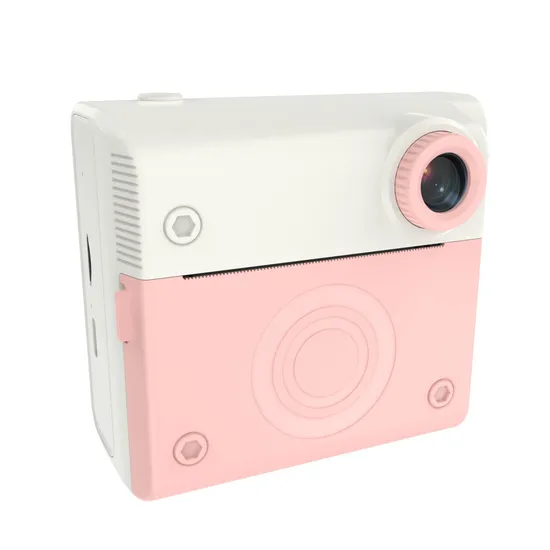Pink 2.8 Inch Durable Rechargeable Digital Camera HD Portable Kids Instant Print Camera for Kids