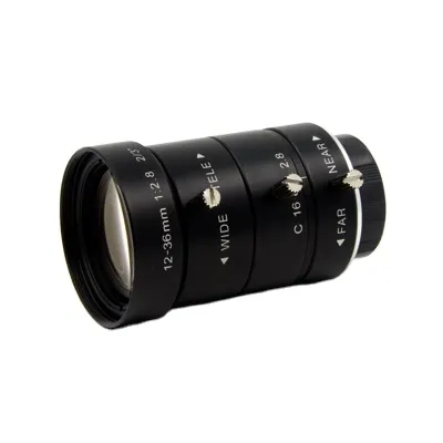 2MP 12~36mm 2/3" F2.8 C Mount Zoom Industrial Camera Machine Vision Lens