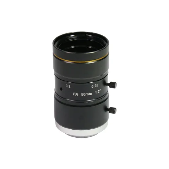25MP 50mm 1.2" F2.8 C-Mount Fixed Focus Machine Vision Lens