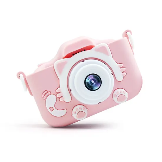 Cartoon Kids Camera Dual Digital Mini HD Cat Toys