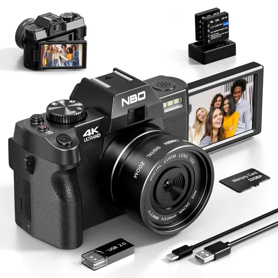 Customizable Image Quality 4K Recording Videos 16X Autofocus System Photography Digital Camera