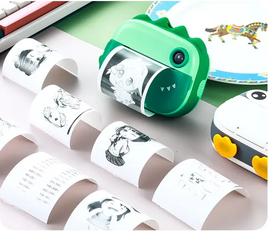 Kids Instant Print Camera Toy 1080P HD Digital Video Cameras for Toddler