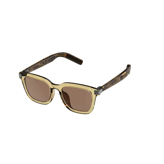 Travel Essential Eyewear Glasses High-End Brown Sunglasses Bluetooth Smart Glasses