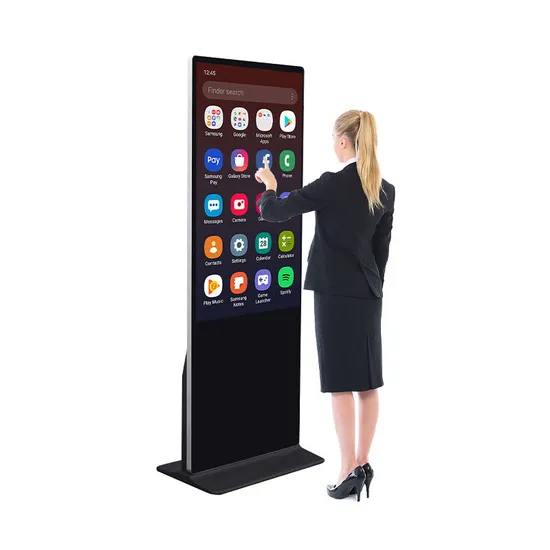 43 49 55 65 Inch Floor Standing LCD Outdoor Indoor Touch Screen Digital Signage HDMI Input Advertising Player Full HD 1080P Advertising Screen