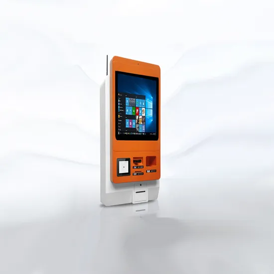 Elegant Stylist Space-Saving Wallmount Touchscreen Kiosk with 19"-21 Portrait Display