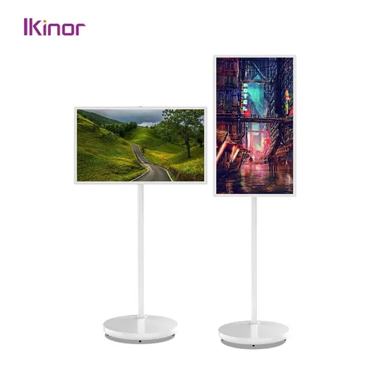 LCD Built-in Battery 27 Inch Moving Touch Screen Portable Smart TV