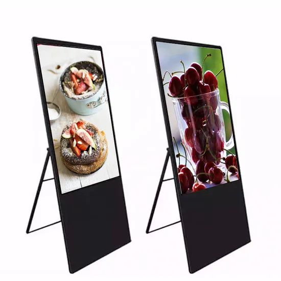 Monitor Advertising Player WiFi 32 Inch Indoor Digital Signage Poster with Network