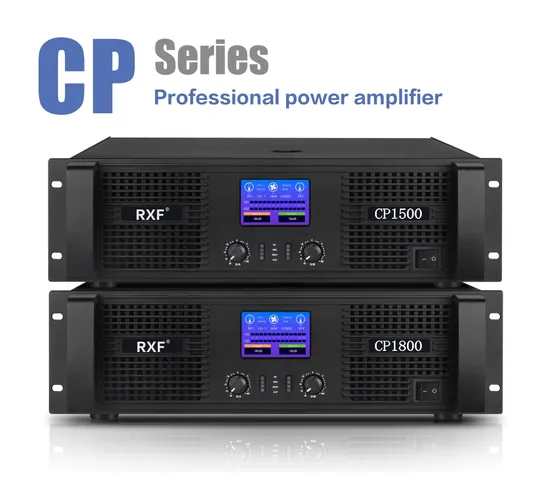 1800W*2@8ohms Class H Big Color Display Power Amplifier for DJ Equipment