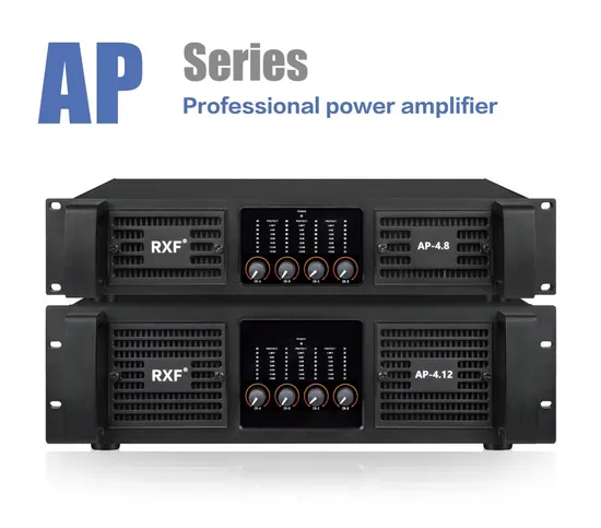 Ap 400W-1200W*4@8ohms 4CH Class H Power Amplifier for Professional Performance