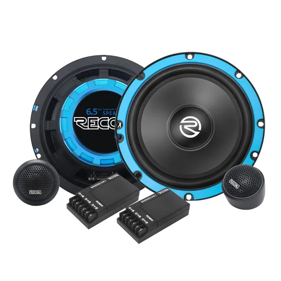 Edge Rem65 Echo Series 6.5-Inch Car Audio Component Speaker System
