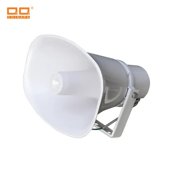 SIP Network Broadcast Poe Horn Outdoor Waterproof 15W Horn Speaker with Local Audio Input