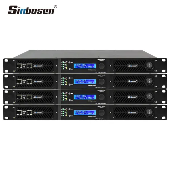 D4-3000 Professional Audio 4 Channel 3000W Class D DSP 2 Ohms Stable Digital Power Amplifier Module System