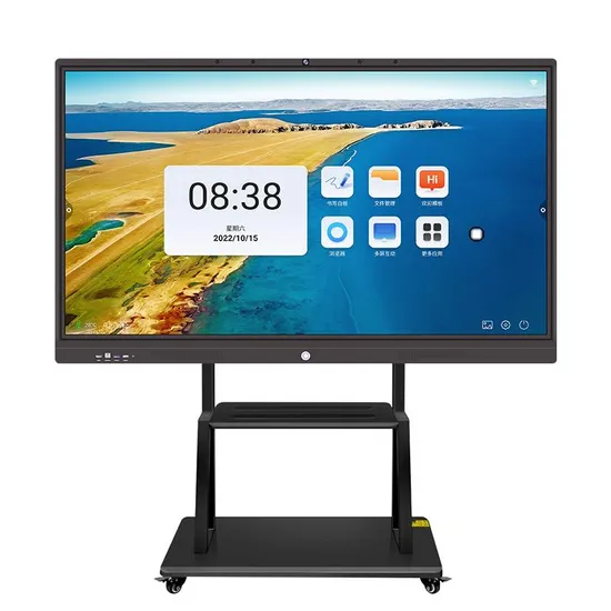 High Color Gamut 55inch Wall Mounted Infrared Touch Advertising for Education