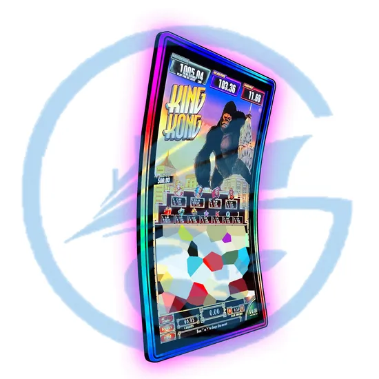 43 Inch Curved Touch Screen Gaming Monitor for Fire Link Board Game Slot Casino Machine From Video Arcade Machine Factory