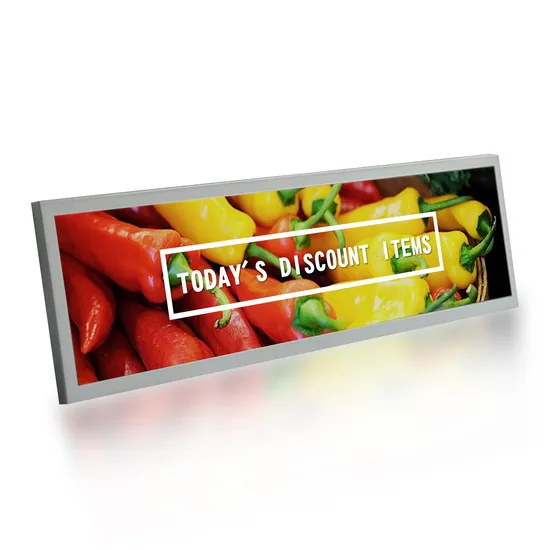 Customise Stretched Bar Type IPS LCD 16.8 Inch Monitor with Capacitive Multi Touch USB and HDMI Interface