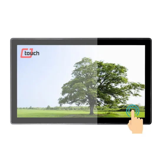 Open Frame 18.5" Touchscreen Monitor with Capacitive Touch Screen 18.5 Inch Flat Panel Waterproof Kiosk LCD-Display Computer-Products