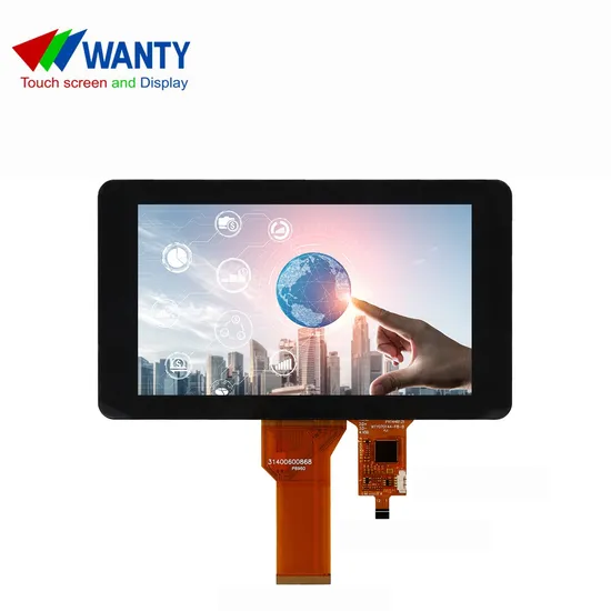 Industry 7&prime;&prime; 800x480 RGB  Multi-Finger Capacitive Touch Panel Display