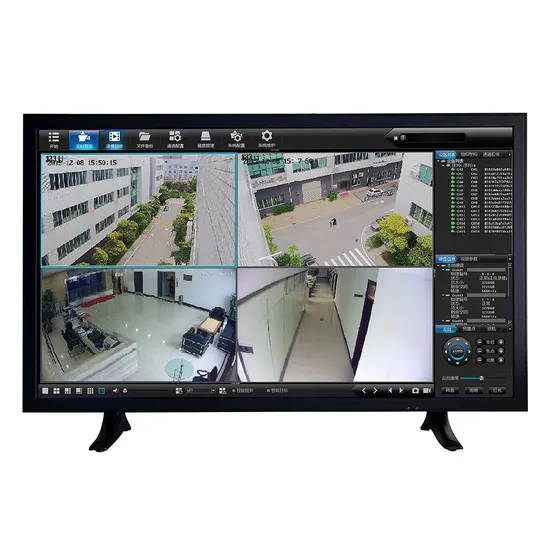 32 Inch LCD Module Screen Industrial CCTV Tester 4K Monitor BNC AV HDMI Mini LED Display for Security Cameras System