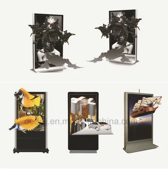 Naked Eye 3D LCD Digital Signage for Shopping