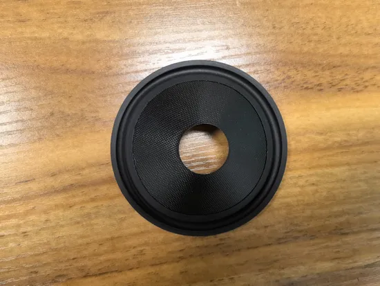 Reliable Performance Carbon Fibre Speaker Cone, Rubber Edge for Music Lovers