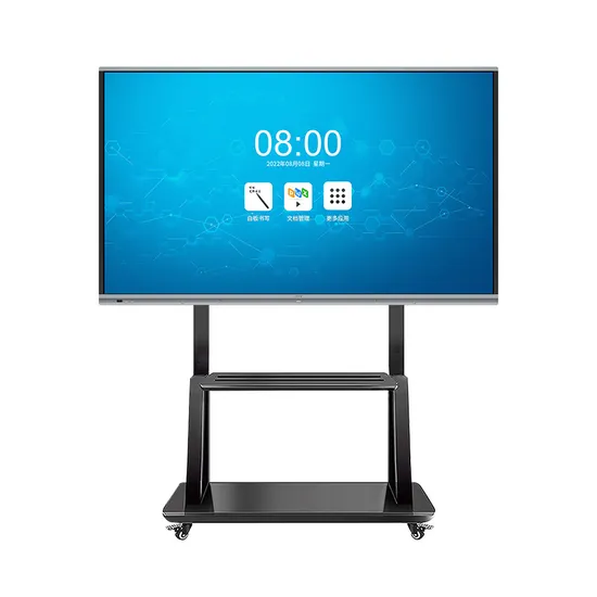 55/65/75/86/100/110 Inch LCD Display Smart Whiteboard Educational Equipment Interactive Classroom Teaching White Board Touch Screen Flat Panel TV
