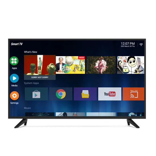 Television -Smart- TV Ultra HD TV 32 Inches LED 4K Television with Large Screen Android Smart TV for Commercial