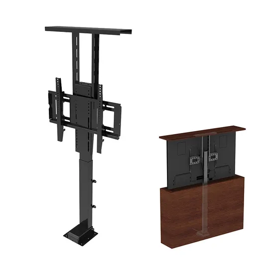 Height Adjustable Multi Function TV Lift Stand for 42-70