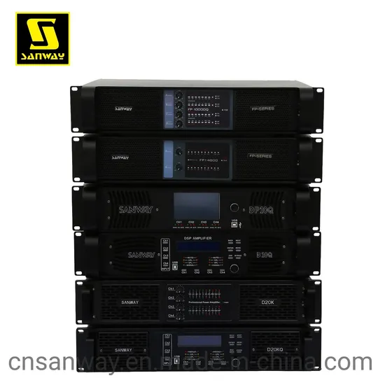 Sanway Fp10000q 4 Channel 2500W 2 Ohms Stable Professional Audio Power Amplifier for DJ Club