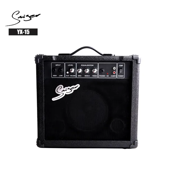 Wholesale Smiger Brand CE AMP Supplier Portable 15 Watt Electric Guitar Amplifier