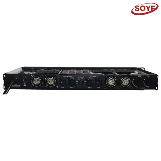 110V 600W Analog Amplifier Power Audio Four Channal Sound System Conference Show Digital Amplifier