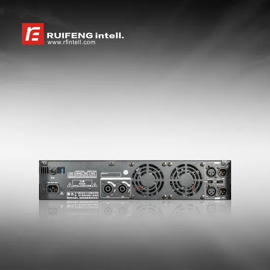 Dante 550W 780W Reliable Two Channels Professional Amplifier with G55020