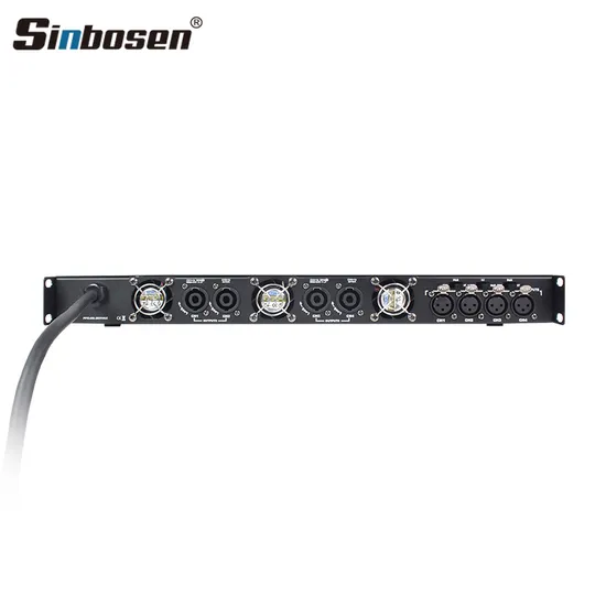 K4-1000DSP Professional Audio 4 Channel Class D 1000 Watts DSP Power Amplifier