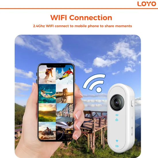 1080P 30fps WiFi Mini Portable Action Dash Cam