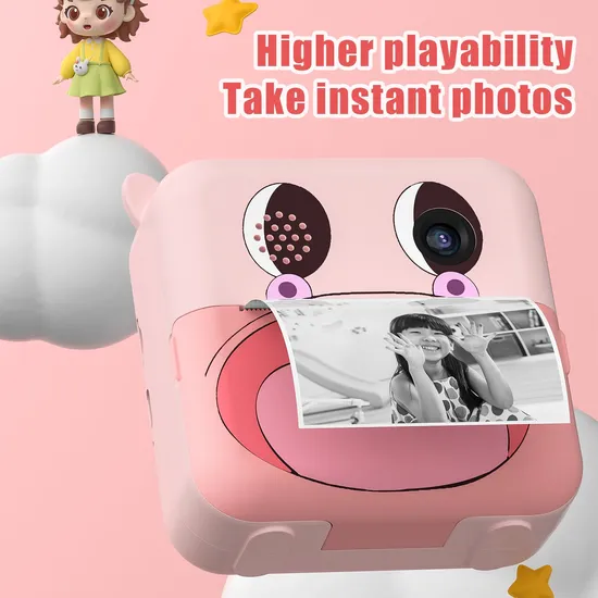 2025 New Children′s Instant Print Camera Christmas and New Year Gift