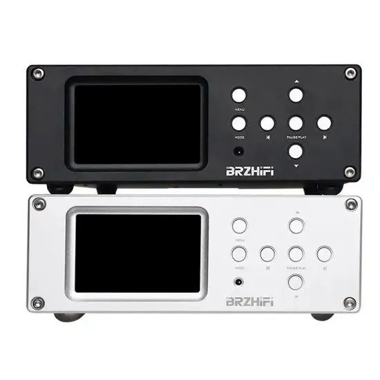 Brzhifi Decoding Player Es9038q2m Lossless Audio Digital Player with Screen Display