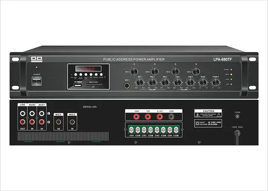 PA System Amplifier+Speaker+Microphone Meeting Wall Speaker with CE Public Address System