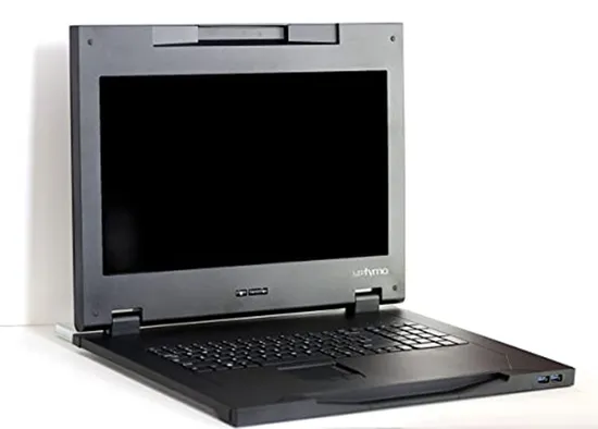 16 Port Rackmount Kvm Console W/ 6FT Cables - Integrated Kvm Switch W/ 17" LCD Monitor - Fully Featured 1u LCD Kvm Drawer- OSD K