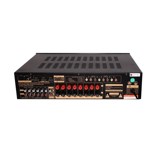 7.1-Channel Bluetooth Home Theater Surround Sound System Digital Audio Video Amplifier 2 Front Wall Speakers 4 Surround