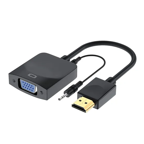 HDMI to VGA Cable HDMI to VGA Adapter Withe Audio