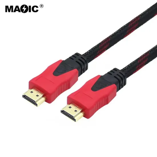 Wholesale High Speed 3D 1080P Braided HDMI to HDMI Cable for HDTV DVD Player and Projector 1.5m 3m 5m 10m 15m 20m