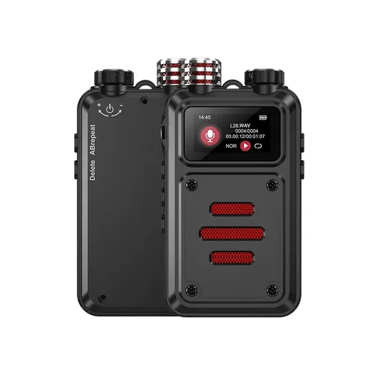 32g New Design Metal Body HD Noise Reduction Voice Activated Digital Voice Recorder Dictaphone 1000mAh 600meter RV01