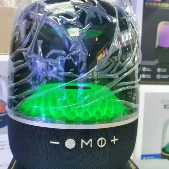 Lp90 Daha Glazed Power 80W Wireless Bluetooth Speaker LED Transparent Phantom Dazzling Colour Bluetooth Speaker 5.3 Bass