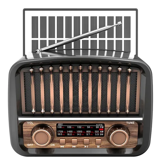 Newest Portable Retro Bt Radio Am FM Multiband Band Stereo Music Speaker