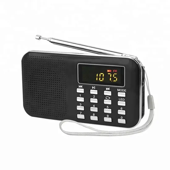 L218 Mini Portable LED Stereo FM Radio Speaker USB TF Card MP3 Music Player