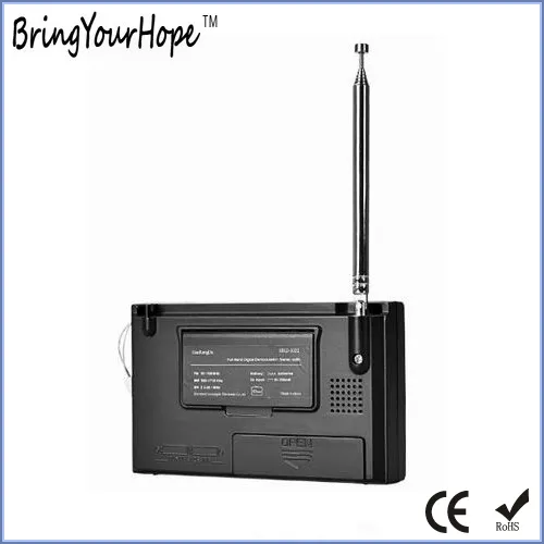 Full-Band Digital Display FM/Sw/MW Mini Transistor Radio with Earphone