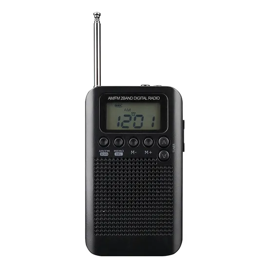 Portable External Speaker Radio Mini Am/FM 2band Digital Radio